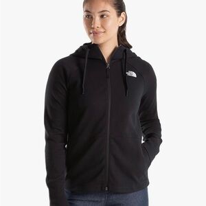The North Face Women's Eco Ridge Reardon Black Full-Zip Hoodie